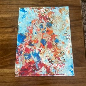 Canvas painting. Abstract